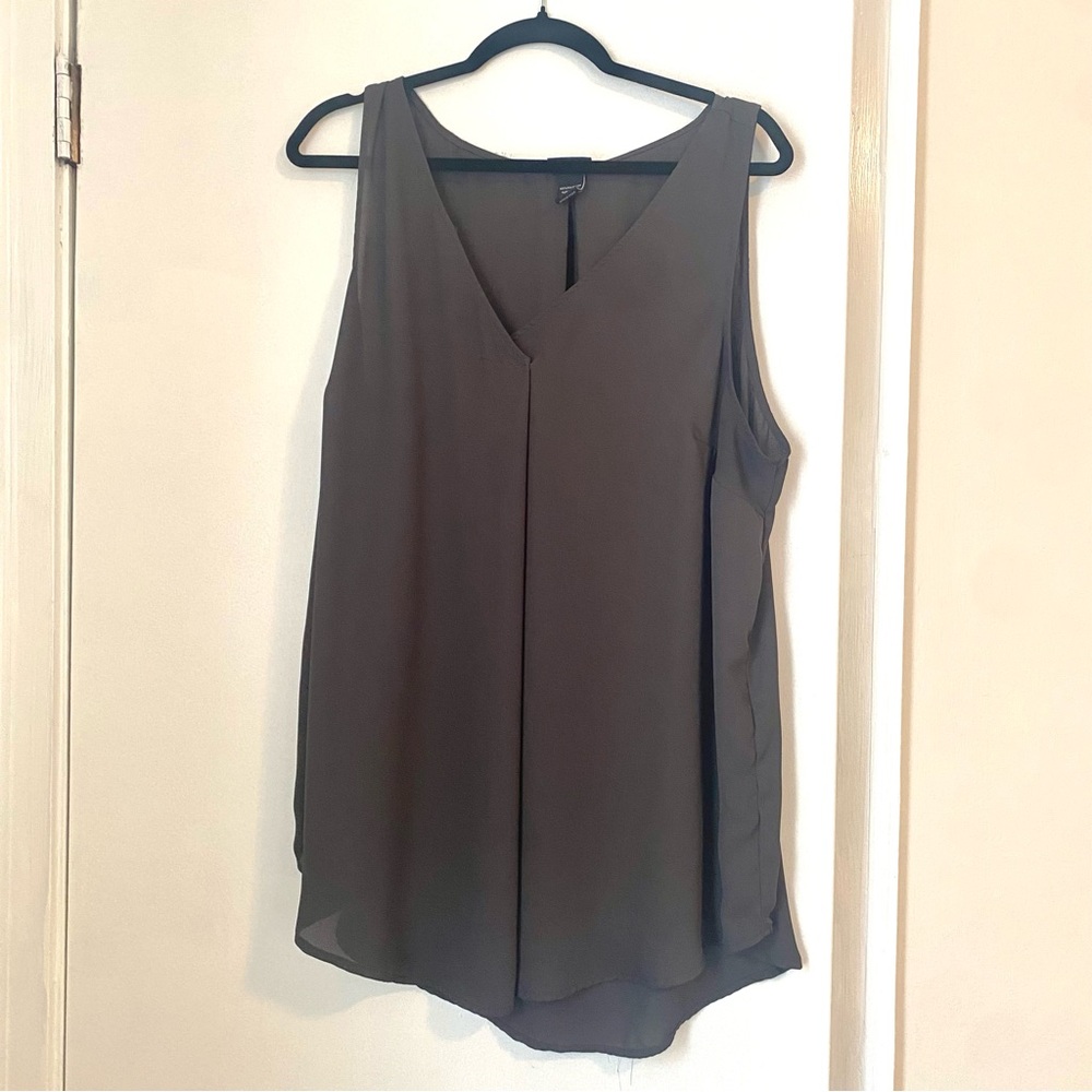 Torrid Charcoal Sleeveless Tank Top
